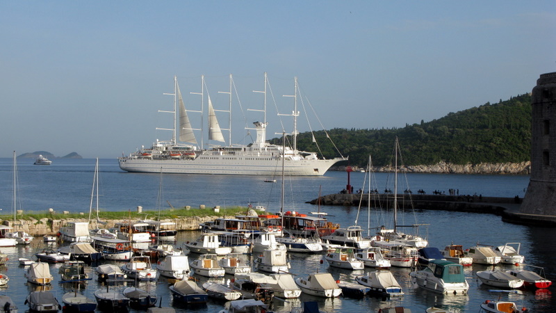 eski liman, cruise gemileri, Dubrovnik