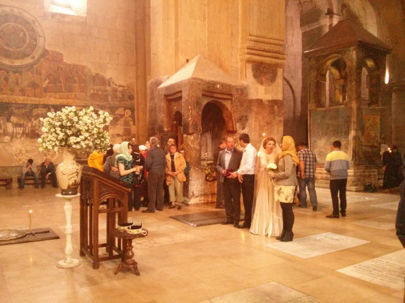 Kilisede Nikah Gürcistan
