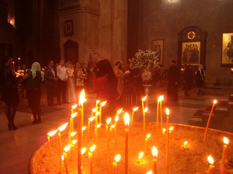 Kilisede Nikah Gürcistan