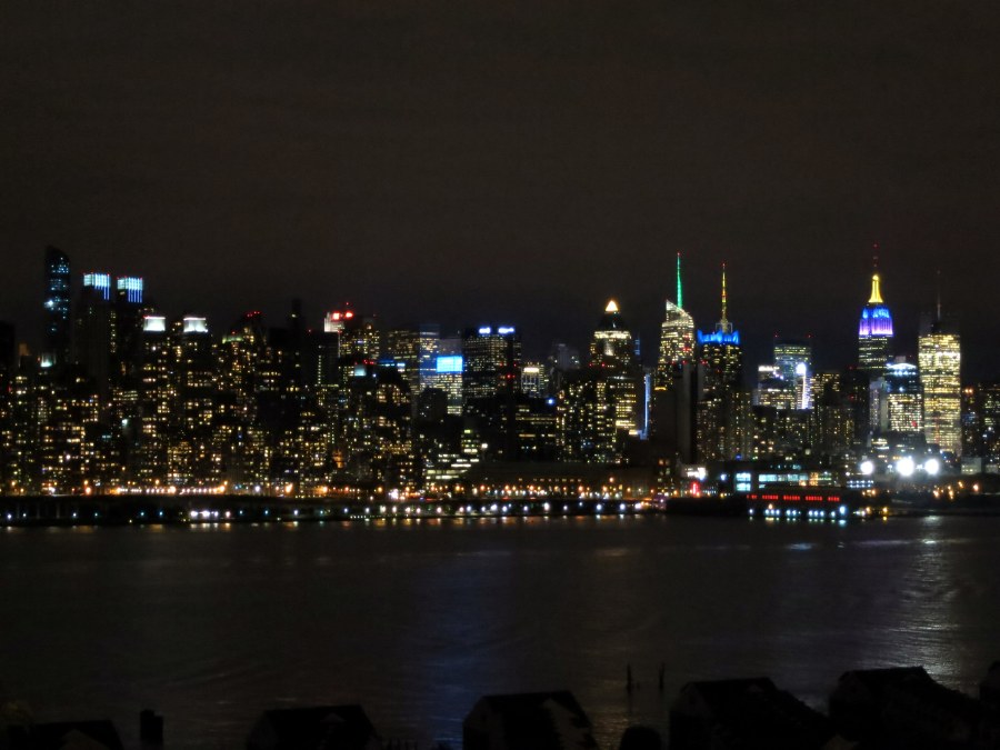 New York Manhattan Skyline from New Jersey