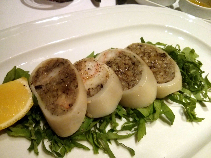 asitane- karidesli kalamar dolması