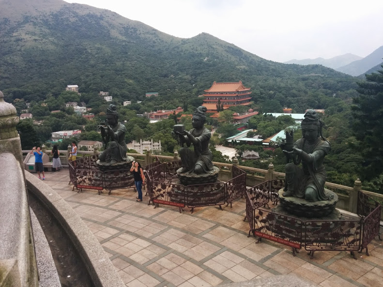 Six delvas and Po Lin Monastery