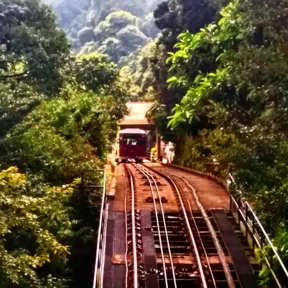 Tram to Victoria Peak